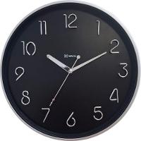 Relógio De Parede Prata Metálico Silencioso Herweg 685070 Único - 1