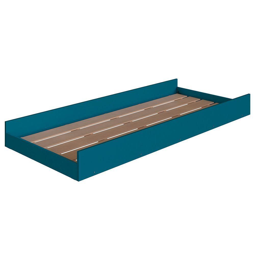 Cama Auxiliar Infantil Para Colchão 78x188cm Infix C06 Azul - Mpozenato - 1