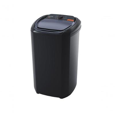 Lavadora Semiautomática Wanke Premium 20kg Preta Abertura Superior 10 Programas 110V