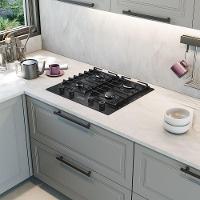 Fogão Cooktop 4 Bocas MCG4bm Grade Dupla Mesa De Vidro Mueller Preto Bivolt - 6