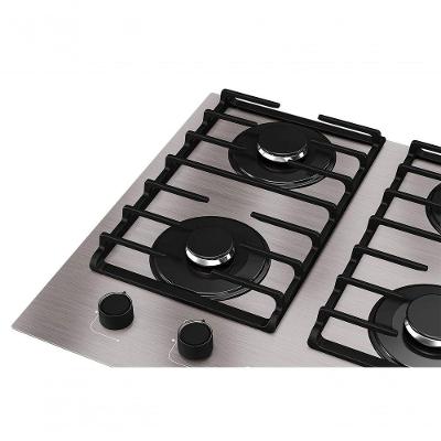 Fogão Cooktop 4 Bocas Ultra Chama MCG4BL Grade Dupla Mesa De Alumínio Mueller Bivolt