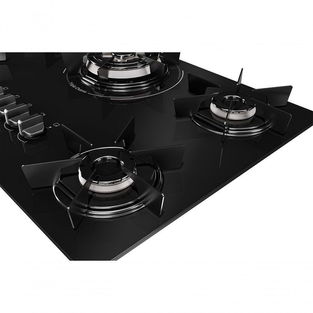 Cooktop Mueller 5 Bocas Com Queimador Tripla Chama MCG5BC Bivolt - 2