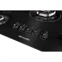 Cooktop Mueller 5 Bocas Com Queimador Tripla Chama MCG5BC Bivolt - 7