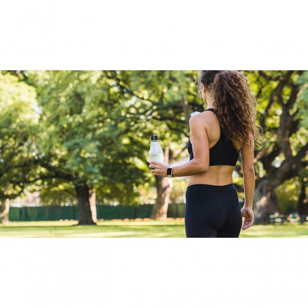 Conjunto De 2 Garrafas Plásticas 500ml Sodastream Preta - 2