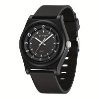 Relógio De Quartzo Elegante Sanda Ultrafino, Display Analógico Preto Completo - 1