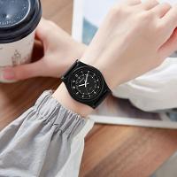 Relógio De Quartzo Elegante Sanda Ultrafino, Display Analógico Preto Completo - 2