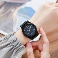 Relógio De Quartzo Elegante Sanda Ultrafino, Display Analógico Preto Completo - 3