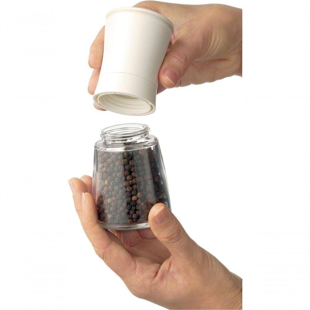 Moedor Para Sal E Pimenta Em Vidro Trend 14cm Wmf Preto - 3