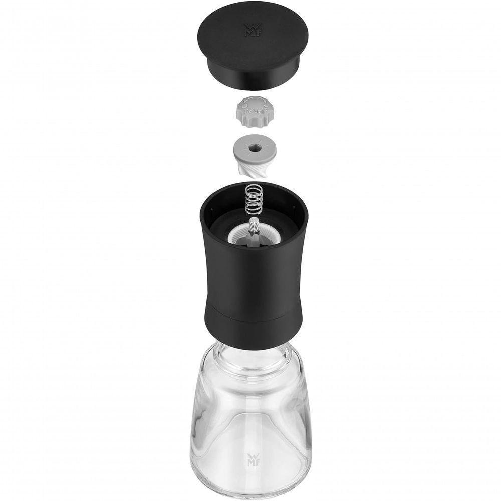 Moedor Para Sal E Pimenta Em Vidro Trend 14cm Wmf Preto - 9