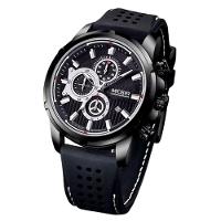 Relógio Masculino Esportivo De Quartzo Design Casual à Prova D' água Preto - 2