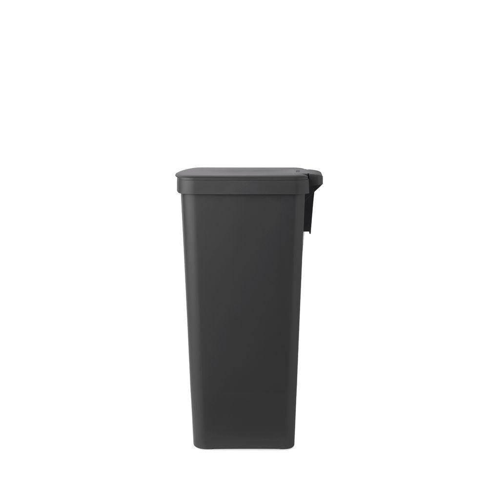 Lixeira Pedal Step Up Em Plástico 40 Litros Brabantia Preta - 8