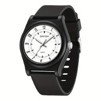 Relógio De Quartzo Elegante Sanda Ultrafino, Display Analógico Preto Branco - 1