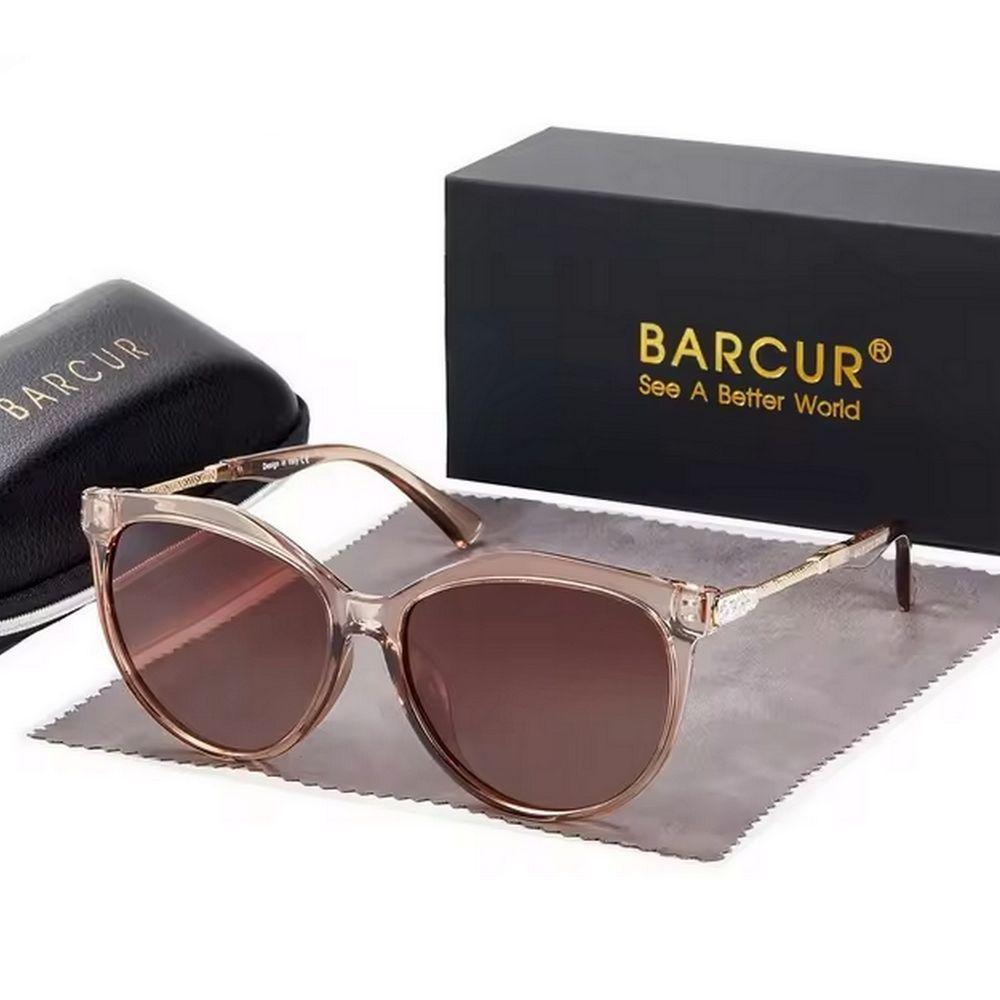 Óculos De Sol Para Mulheres Polarizados Cat Eye Gradiente Marrom - 2