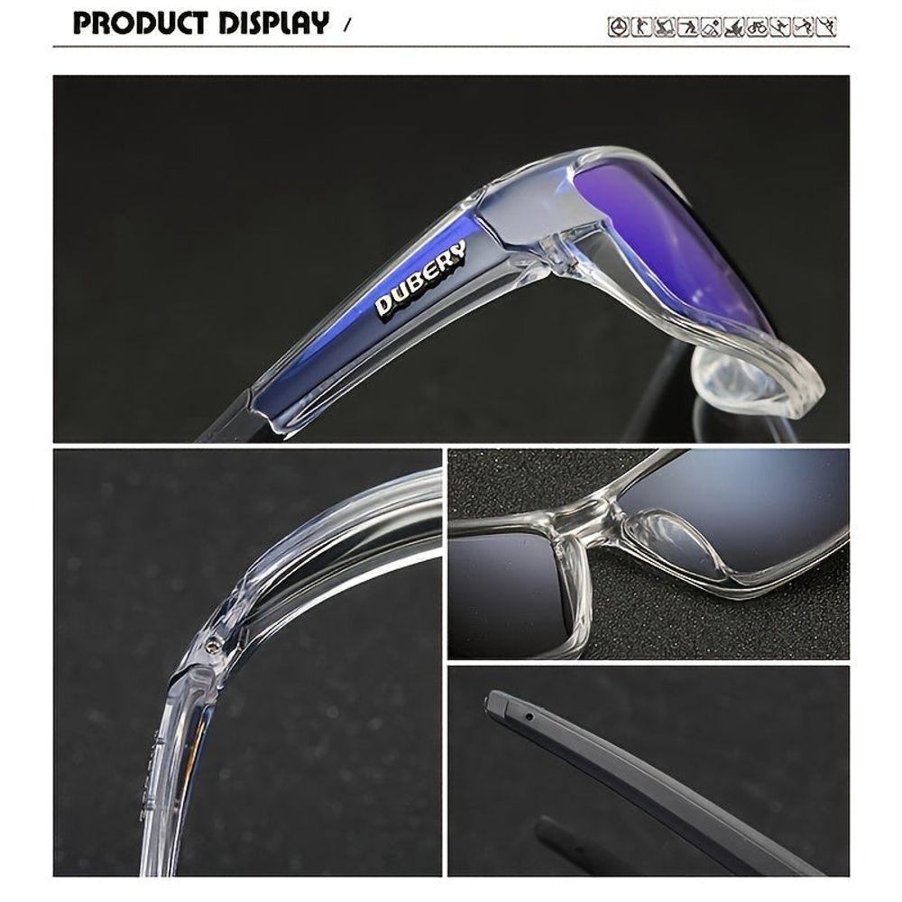 Óculos De Sol Polarizados Envolventes, Estilosos E Modernos, Praticantes De Esportes Azul - 2