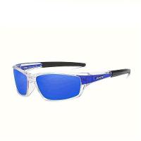 Óculos De Sol Polarizados Envolventes, Estilosos E Modernos, Praticantes De Esportes Azul - 1