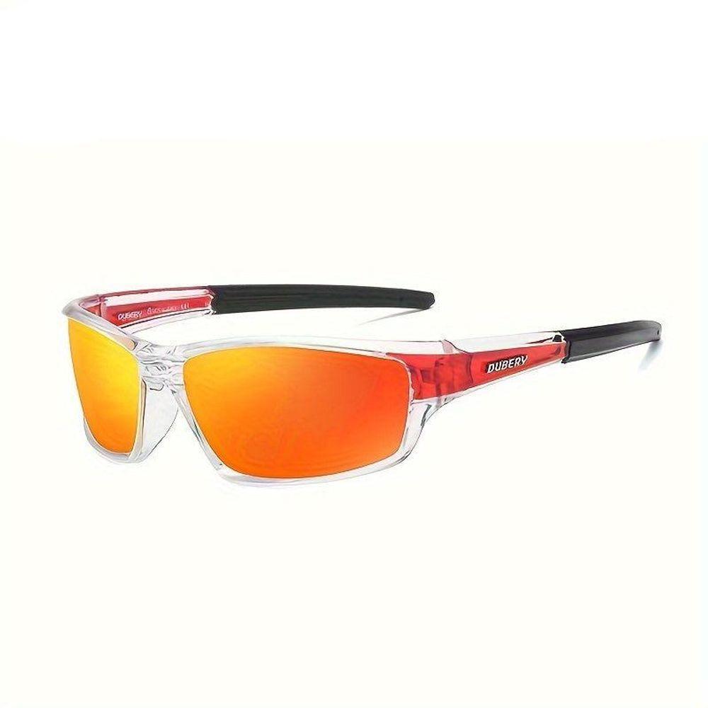 Óculos De Sol Polarizados Envolventes, Estilosos E Modernos, Praticantes De Esportes Vermelho - 1