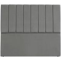 Cabeceira Casal 140cm Allia Suede Cinza Rm Cinza - 3