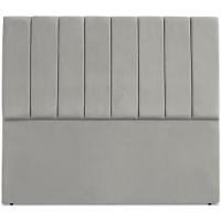 Cabeceira Queen 160cm Allia Suede Cinza Claro Rm Cinza Claro - 3