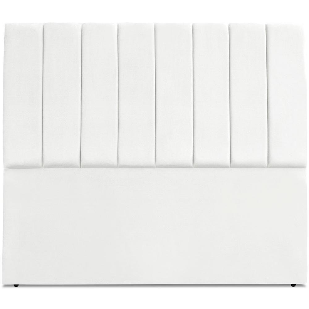 Cabeceira Queen 160cm Allia Suede Branco Rm Branco - 3