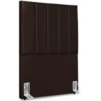 Cabeceira Solteiro 90cm Allia Corano Marrom Rm Marrom - 1