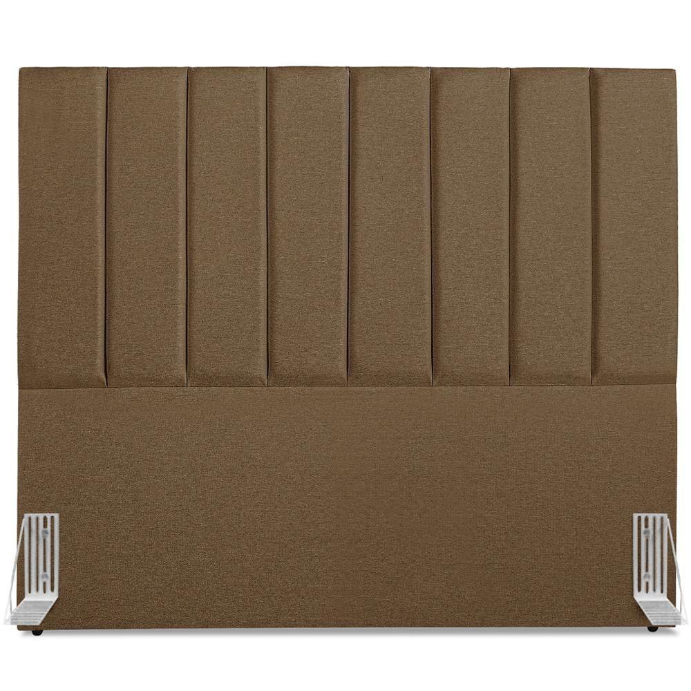 Cabeceira Queen 160cm Allia Linho Marrom Rm Marrom - 3
