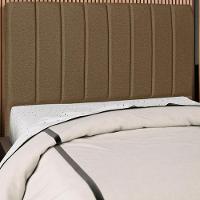 Cabeceira Queen 160cm Allia Linho Marrom Rm Marrom - 6