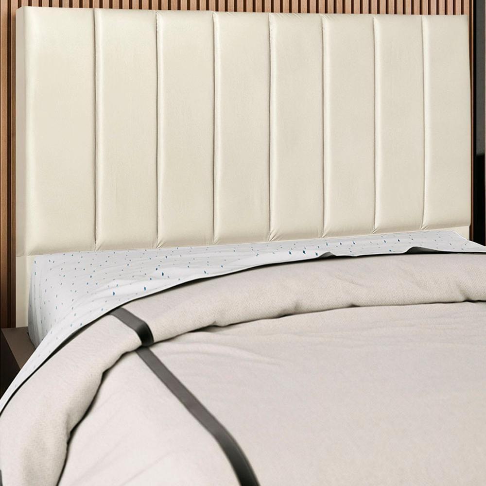 Cabeceira Casal 140cm Allia Corano Bege Rm Bege - 6