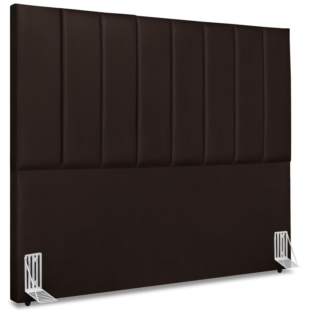 Cabeceira Casal 140cm Allia Corano Marrom Rm Marrom - 1
