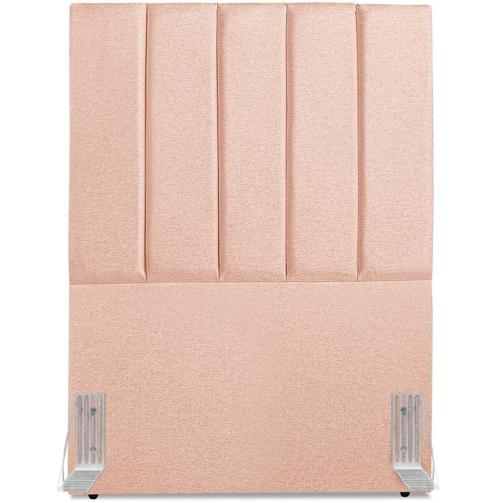 Cabeceira Solteiro 90cm Allia Linho Rose Rm Rose - 3