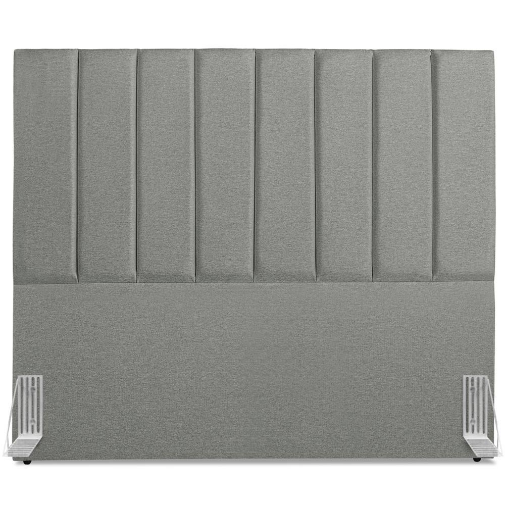 Cabeceira Casal 140cm Allia Linho Cinza Escuro Rm Cinza Escuro - 3