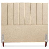 Cabeceira Casal 140cm Arlla Linho Bege Rm Bege - 3