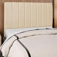 Cabeceira Casal 140cm Arlla Linho Bege Rm Bege - 6