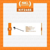 Kit 12 Ganchos 30cm Simples Pretos New Plus Para Organização De Gôndolas E Prateleiras Sa Gondolas - 3