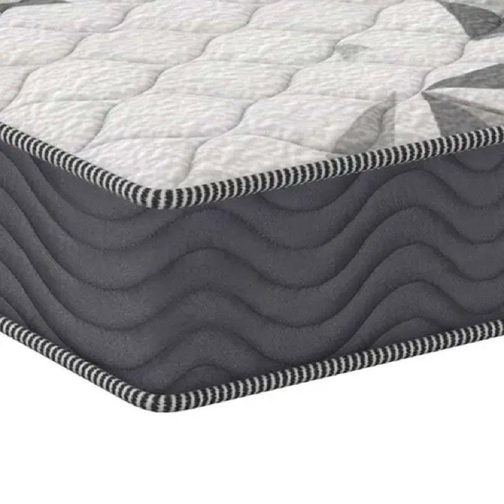 Colchão Solteiro Espuma Airtech 100 D33 88x188x18cm Ortobom Grafite Com Branco - 2