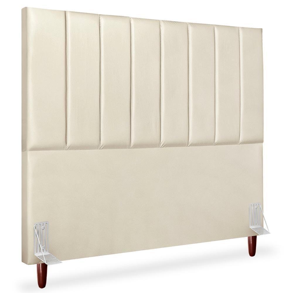Cabeceira Queen 160cm Arlla Corano Bege Rm Bege - 1