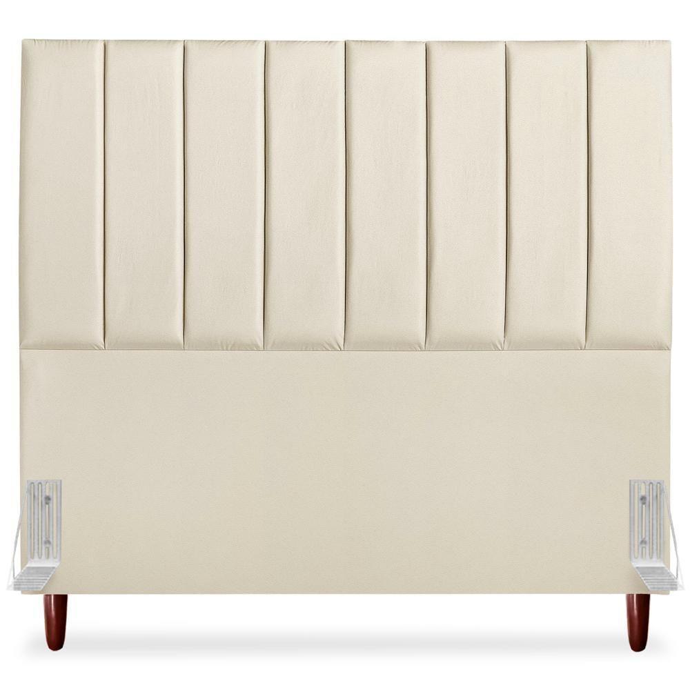 Cabeceira Queen 160cm Arlla Corano Bege Rm Bege - 5