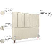 Cabeceira Queen 160cm Arlla Corano Bege Rm Bege - 2