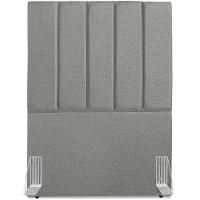 Cabeceira Solteiro 90cm Allia Linho Cinza Escuro Rm Cinza Escuro - 3