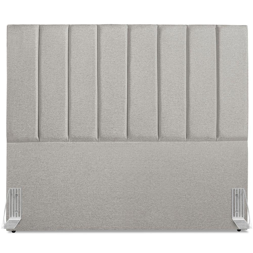 Cabeceira Casal 140cm Allia Linho Cinza Rm Cinza - 5