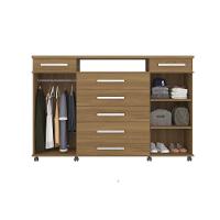Cômoda London 7 Gavetas 2 Portas Com Rodízios 7130 Demóbile Amêndola Touch - 3