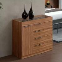 Cômoda Lume 1 Porta E 5 Gavetas Com Porta Jóia D5130 Amêndola Touch - 3