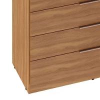 Cômoda Lume 1 Porta E 5 Gavetas Com Porta Jóia D5130 Amêndola Touch - 7