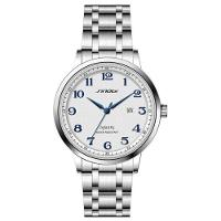 Relógio De Pulso De Quartzo Masculino Casual Em Aço Inoxidavel Impermeavel Azul - 1