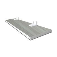 Prateleira Linha Furta-Cor Em Mdf Com Borda De Pvc Branca 20 - 6