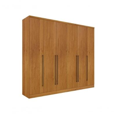 Guarda Roupa Casal Sevilla 6 Portas 8 Gavetas Cinamomo MDP TCIL