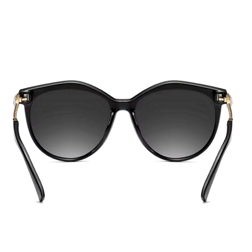 Óculos De Sol Para Mulheres Polarizados Cat Eye Gradiente Preto - 4
