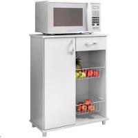 Fruteira Belize New 1 Porta E 1 Gaveta Notável Freijó Trend- Branco New - 1