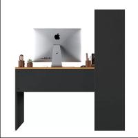 Escrivaninha Office Com Estante Integrada Nt2105 Notável Preto Tx- Freijó Trend - 6