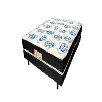 Unibox Romance Solteiro Com Molas Bonnel 88x188x44cm Topázio Azul - 3