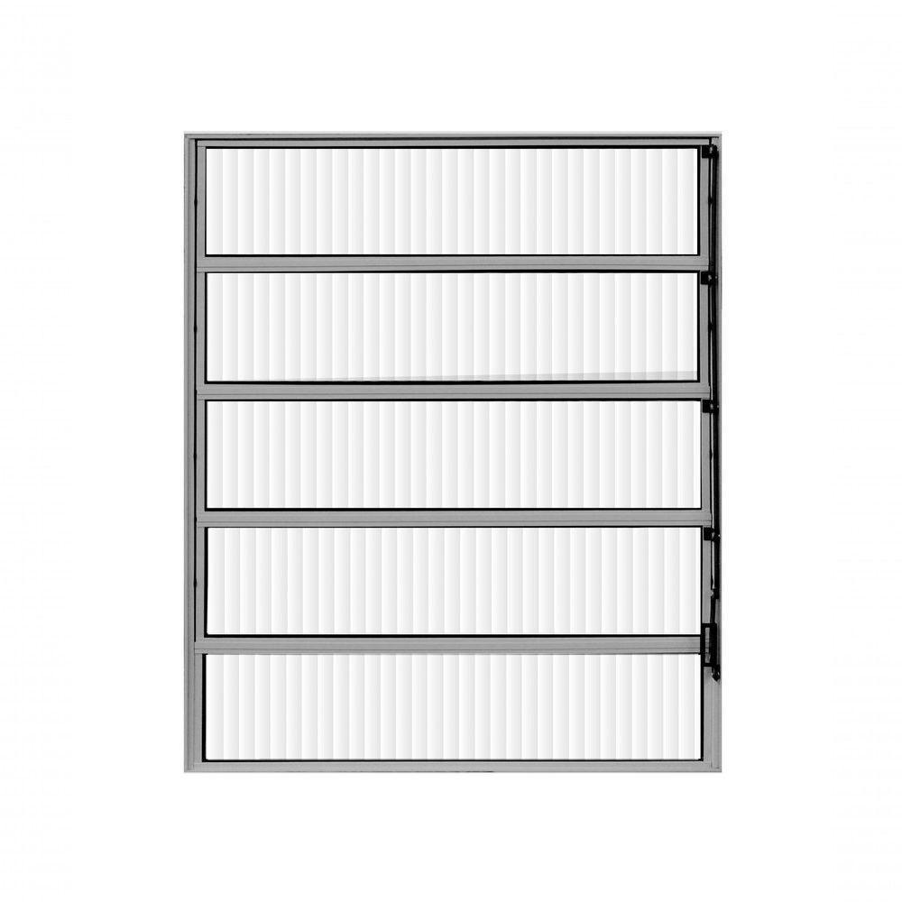 Vitro Basculante Alumínio Brilhante 80 (a) X 1.00 (l) - Hale - 1